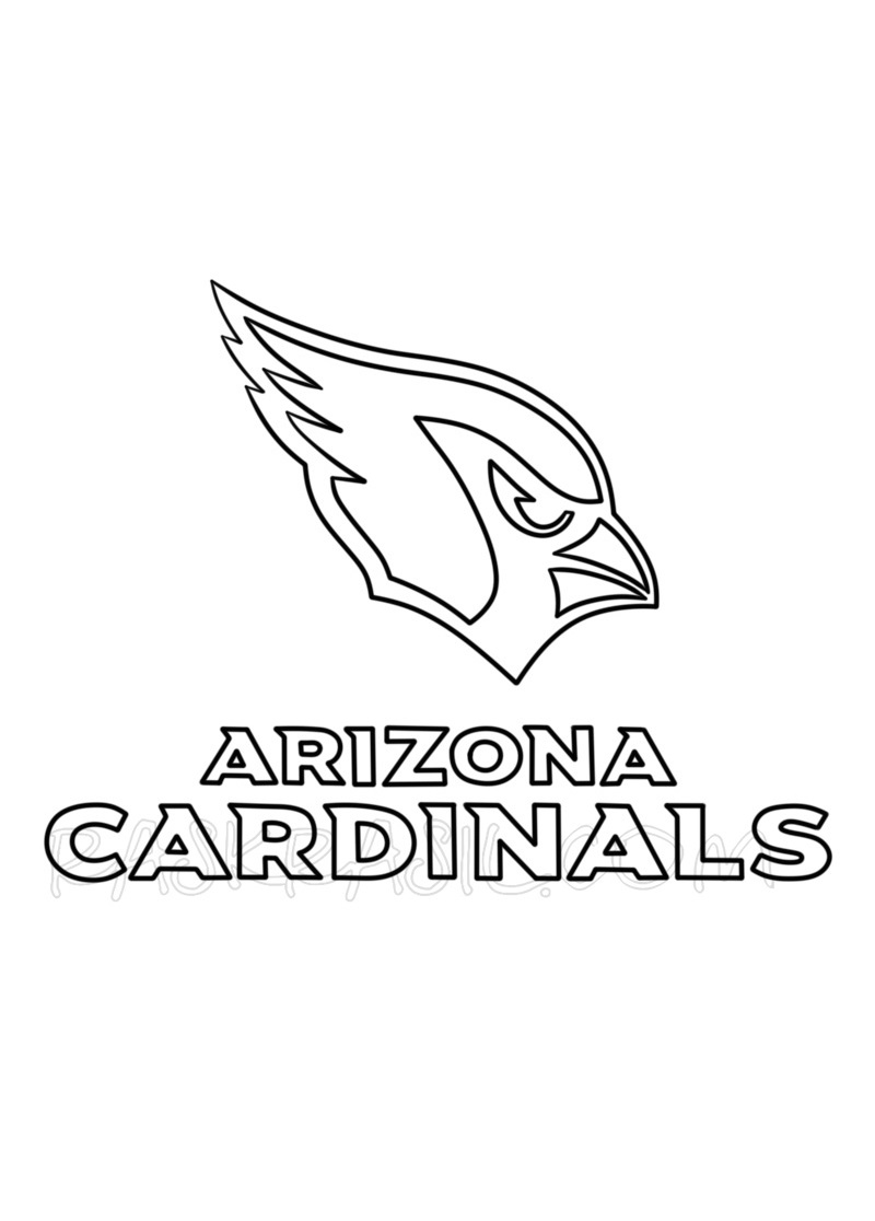 arizona cardinals coloring pages