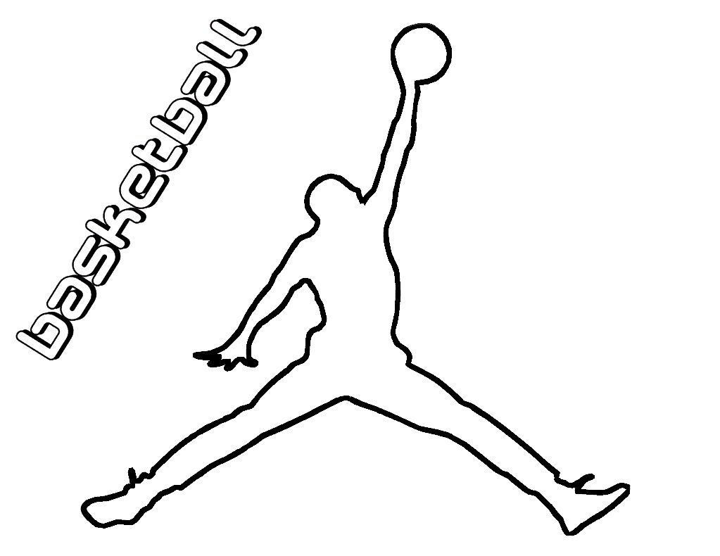 jordan logo coloring pages