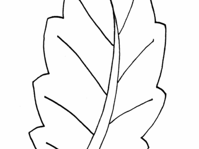 autumn leaf coloring pages