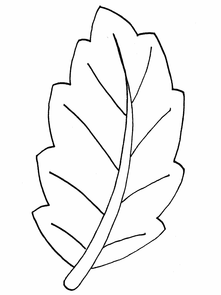 autumn leaf coloring pages