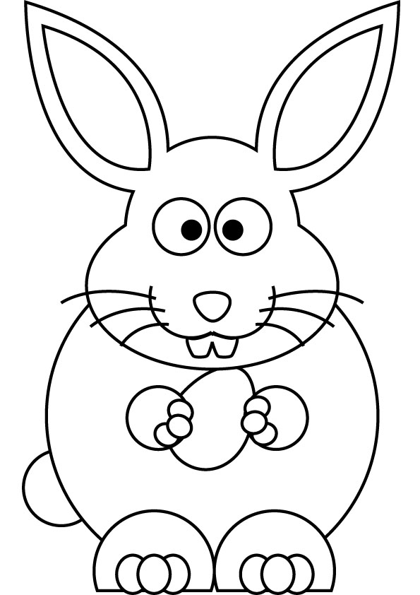 baby bunny coloring pages