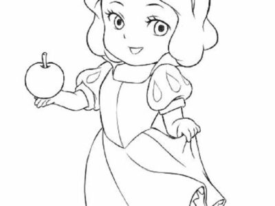 baby cinderella coloring pages