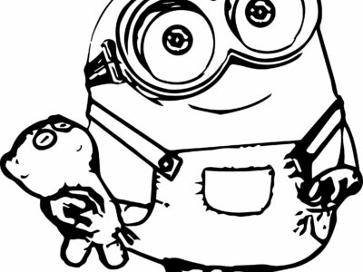 baby minion coloring pages