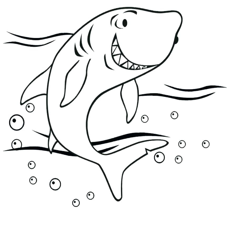 baby shark coloring pages