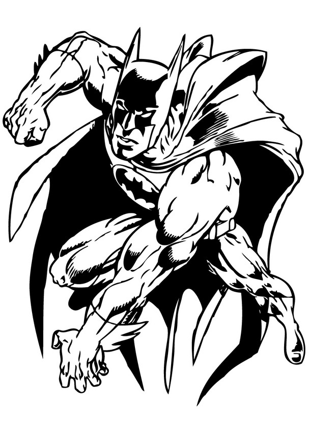 batman coloring pages for kids