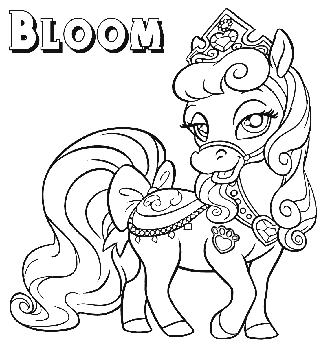 disney princess palace pets coloring pages