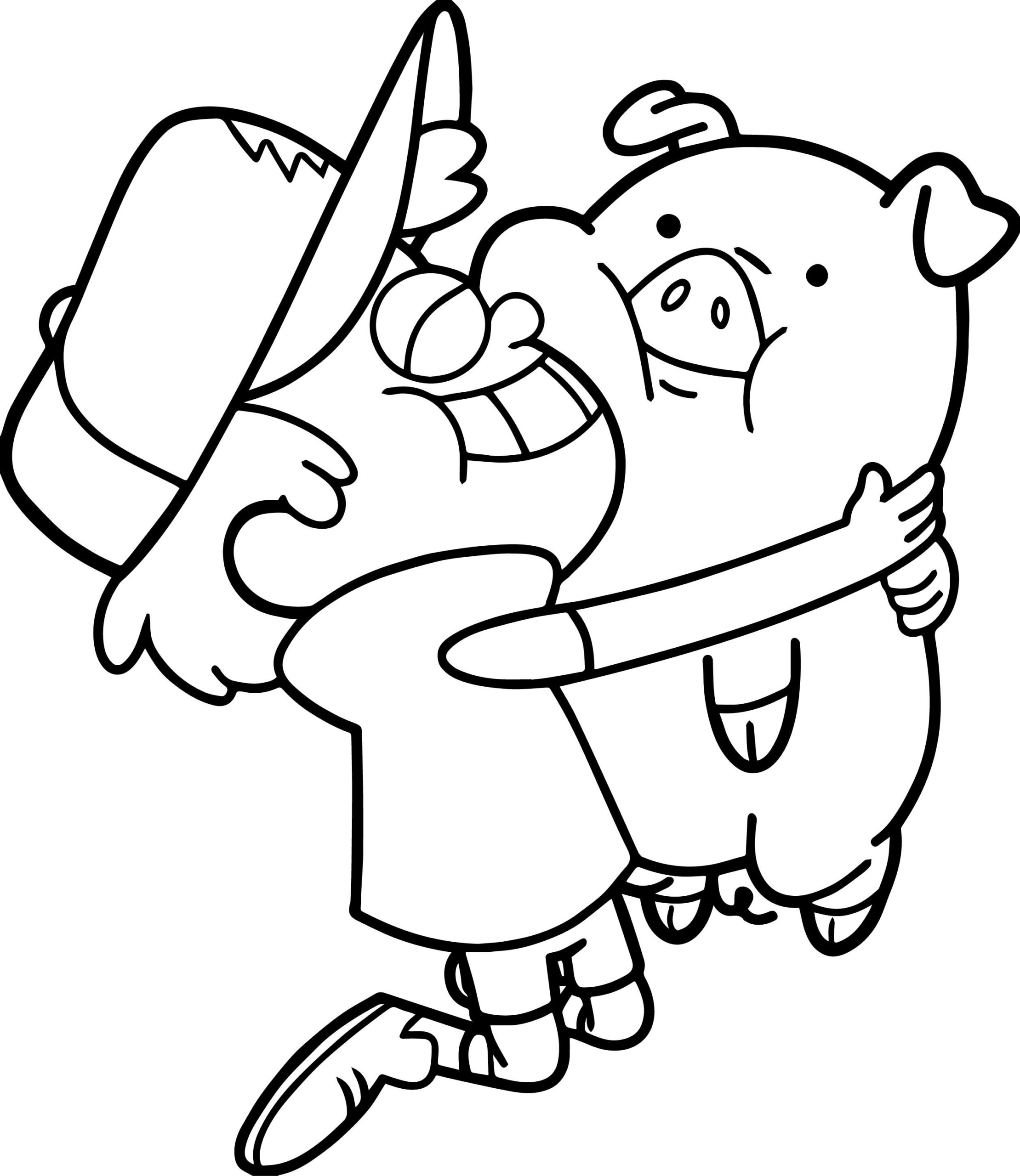 coloring pages for best friend forever