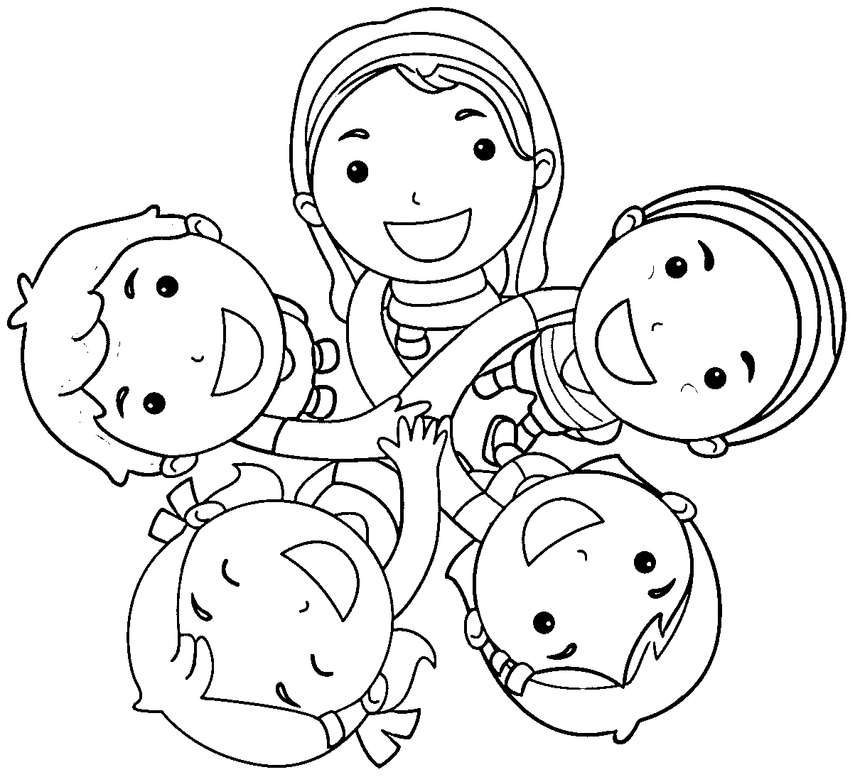 cute best friend coloring pages