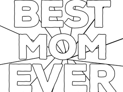 mom coloring pages