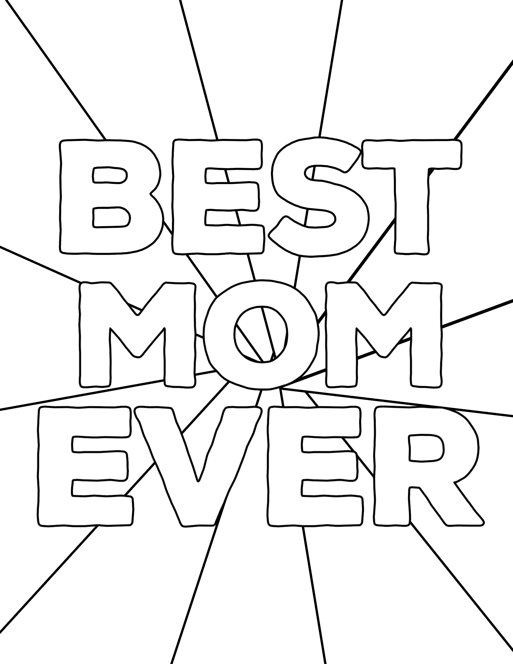 mom coloring pages