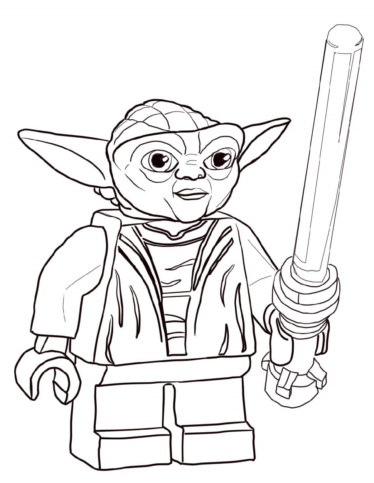 lego star wars yoda coloring pages