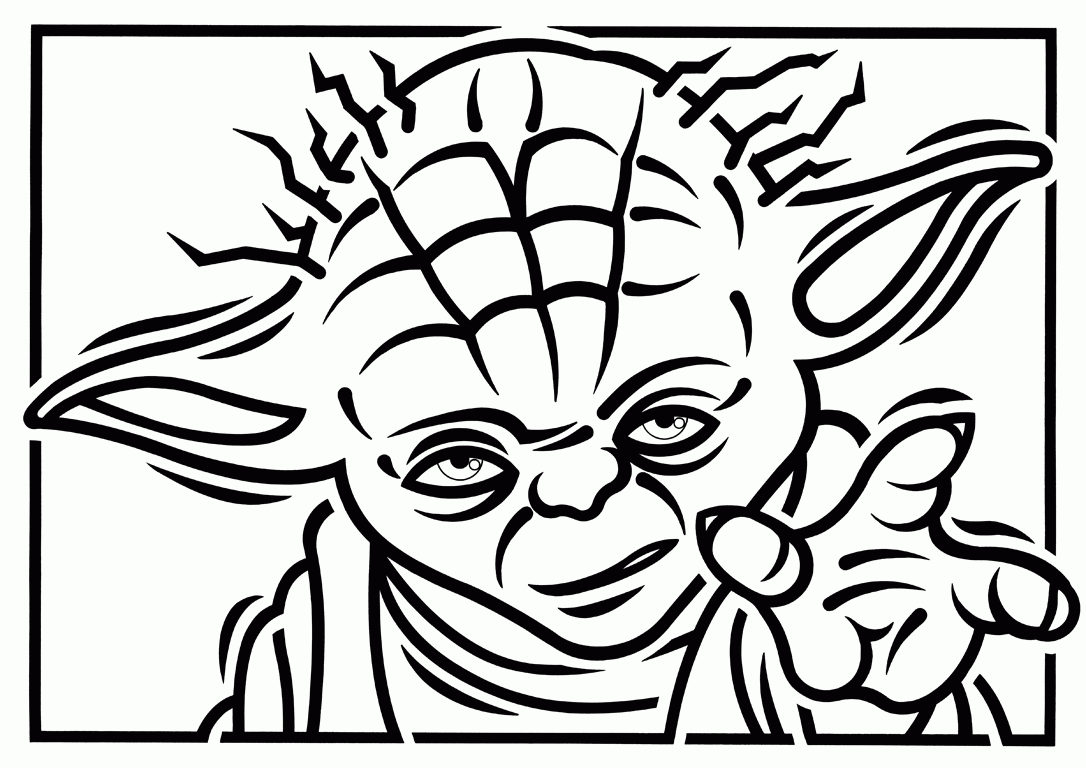 master yoda coloring pages