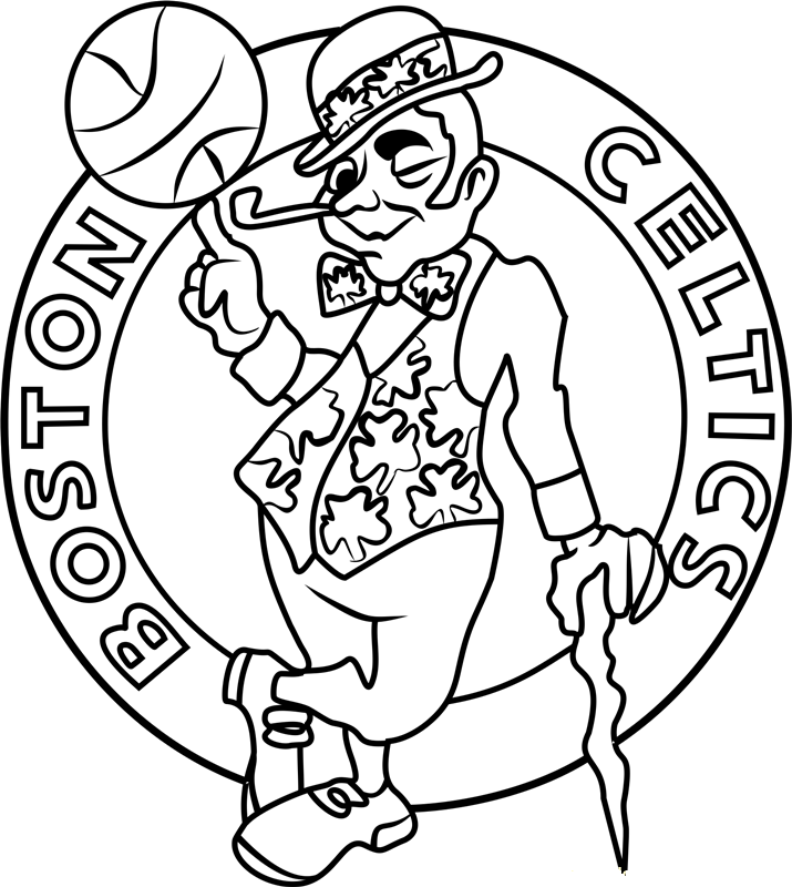 boston celtics coloring pages