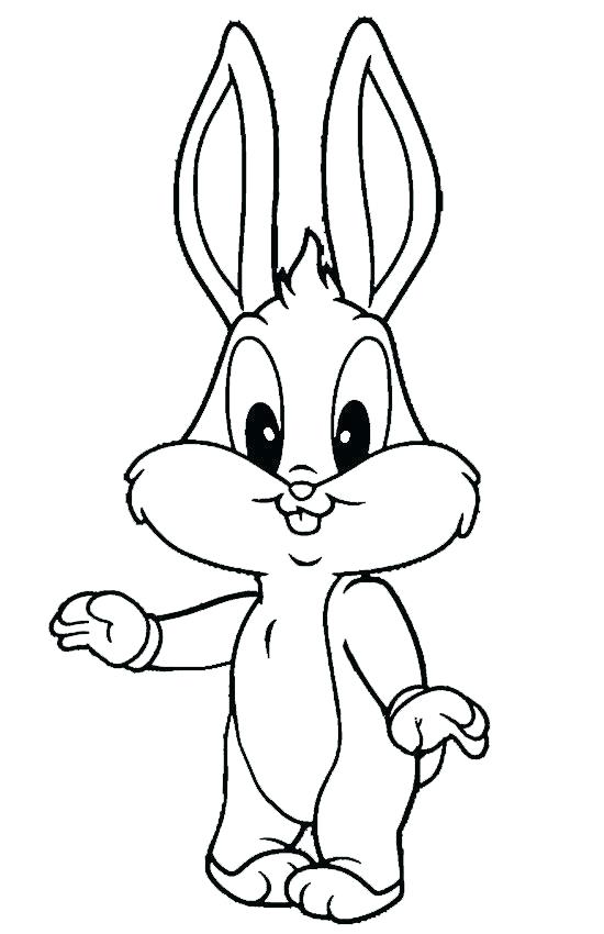 bunny coloring pages free