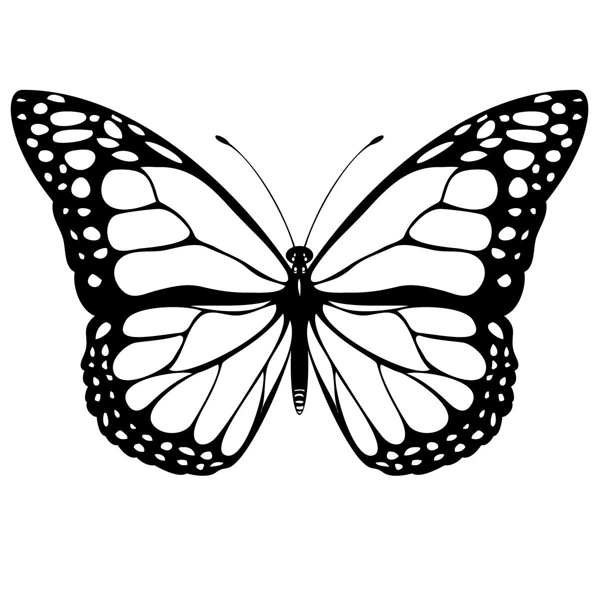 butterfly coloring pages for toddlers