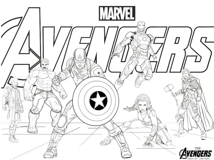 avengers captain america coloring pages