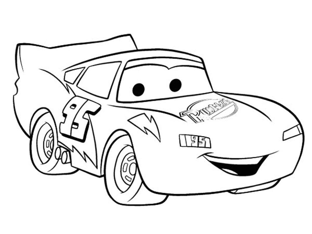 car coloring pages for kids