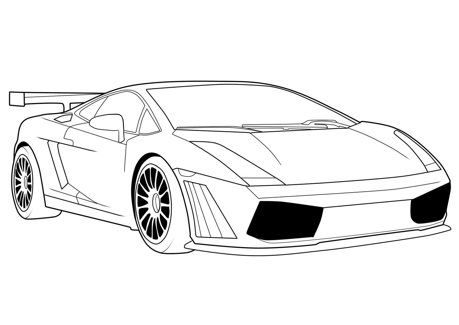 car coloring pages lamborghini