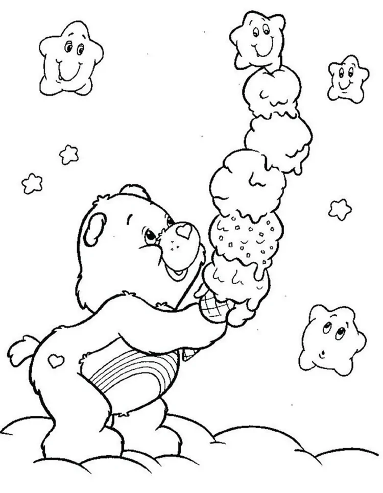 care bear coloring sheet