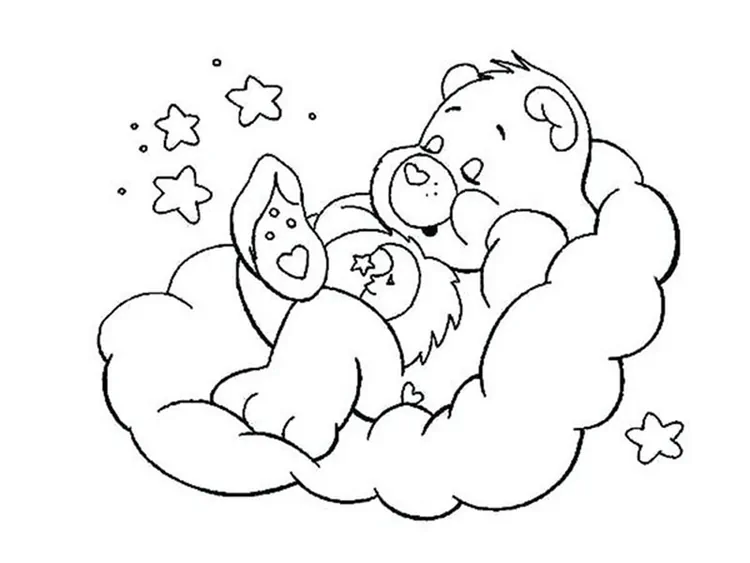 care bear cousins coloring pages