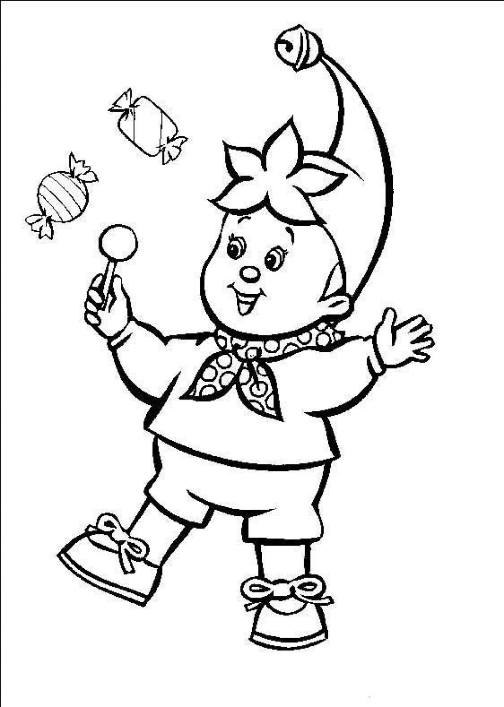 circus baby coloring pages