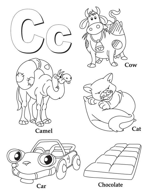 coloring alphabet pages