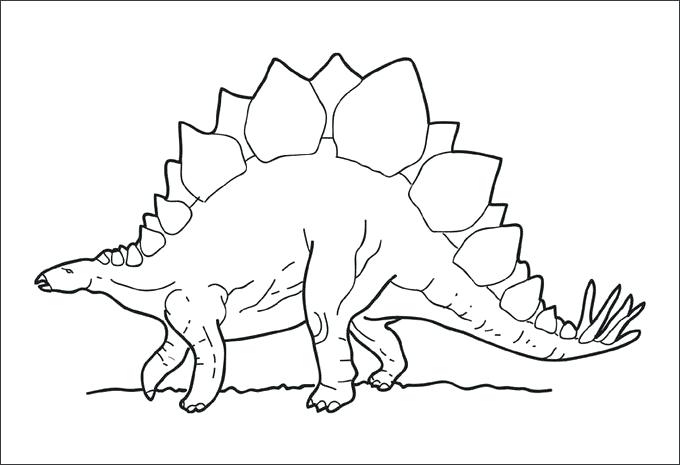 coloring dinosaur pages