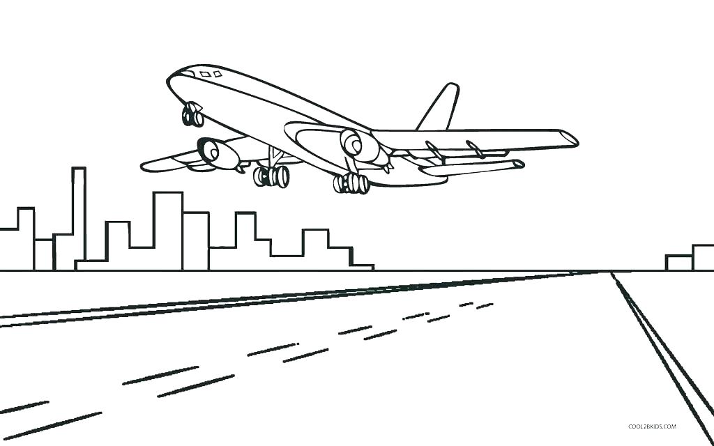 coloring pages airplane