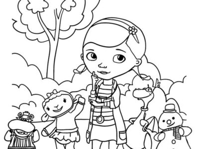 coloring pages doc mcstuffins