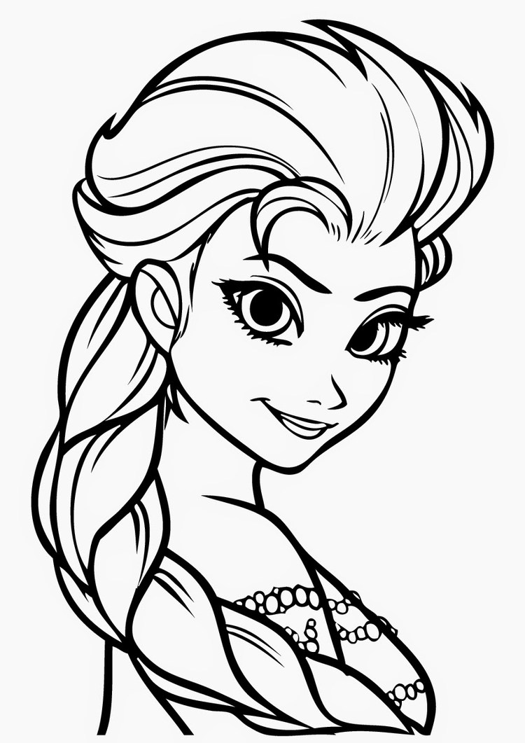 coloring pages elsa