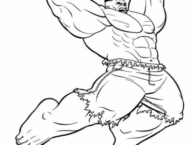 coloring pages hulk