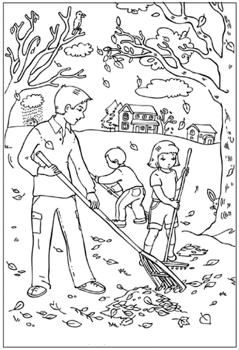 coloring pages parts tree