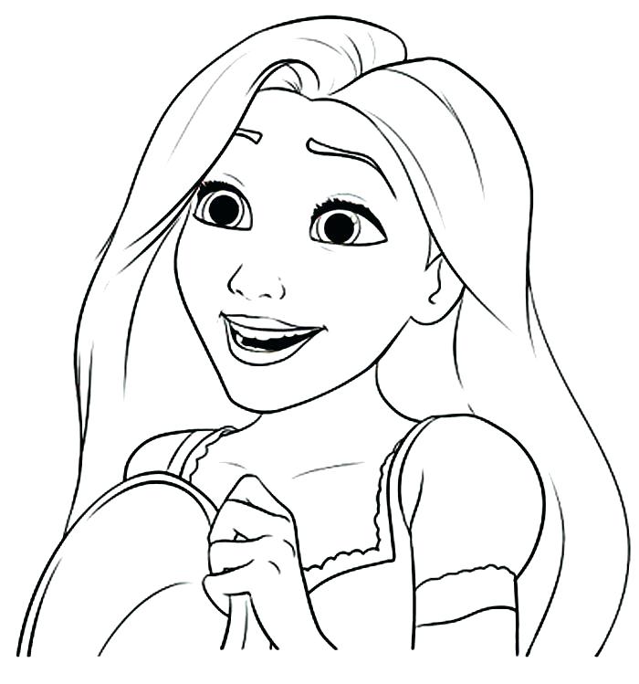 coloring pages rapunzel disney