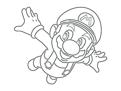 coloring pages super mario