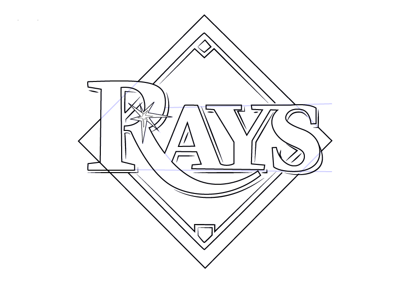 coloring pages tampa bay rays