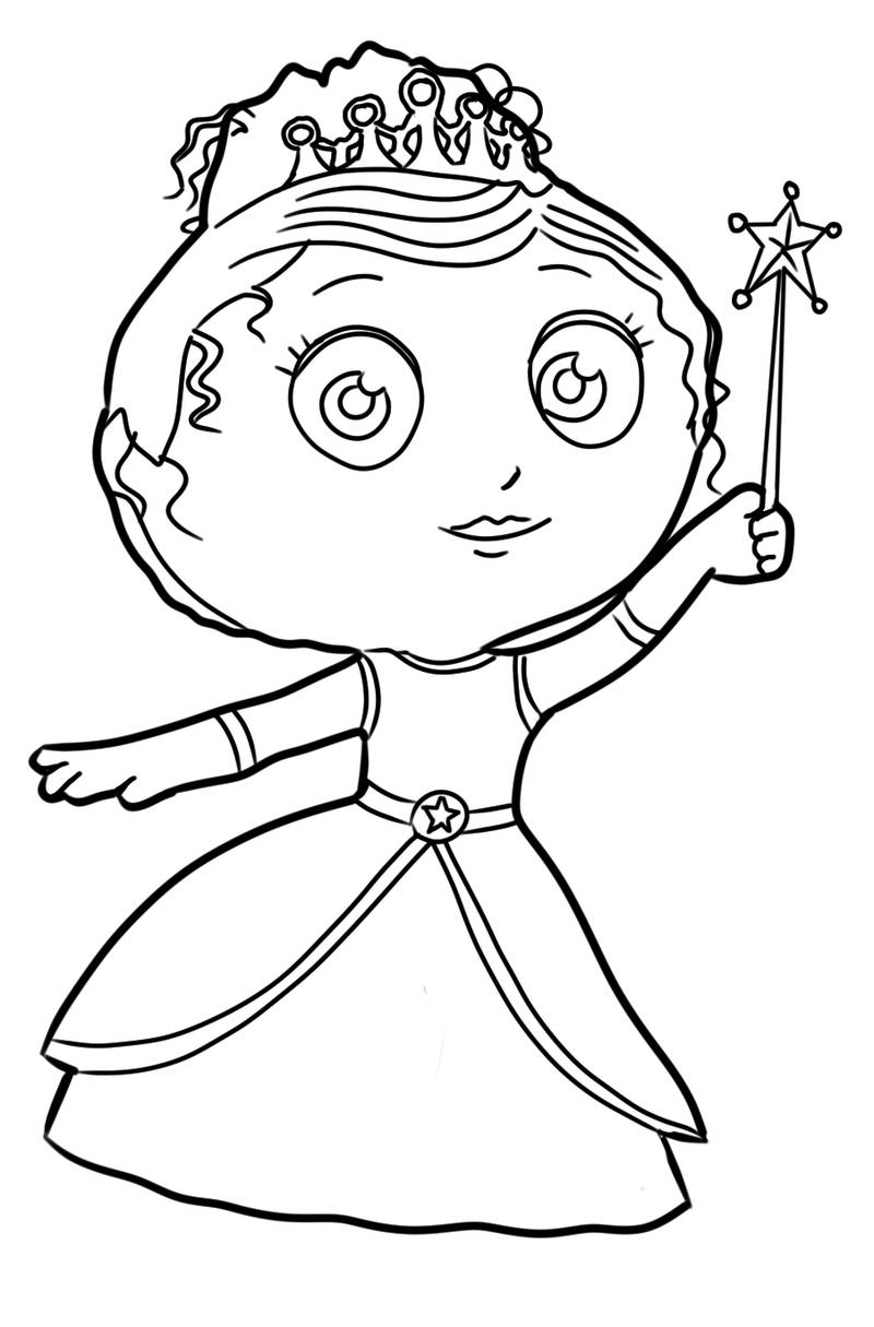 coloring super why princess pea