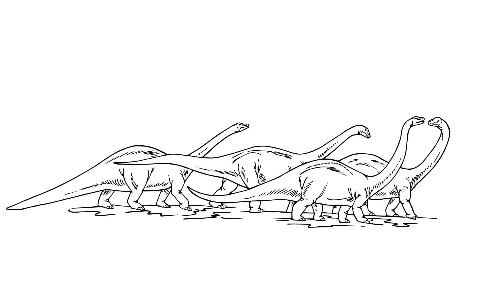 dinosaurs apatosaurus coloring pages