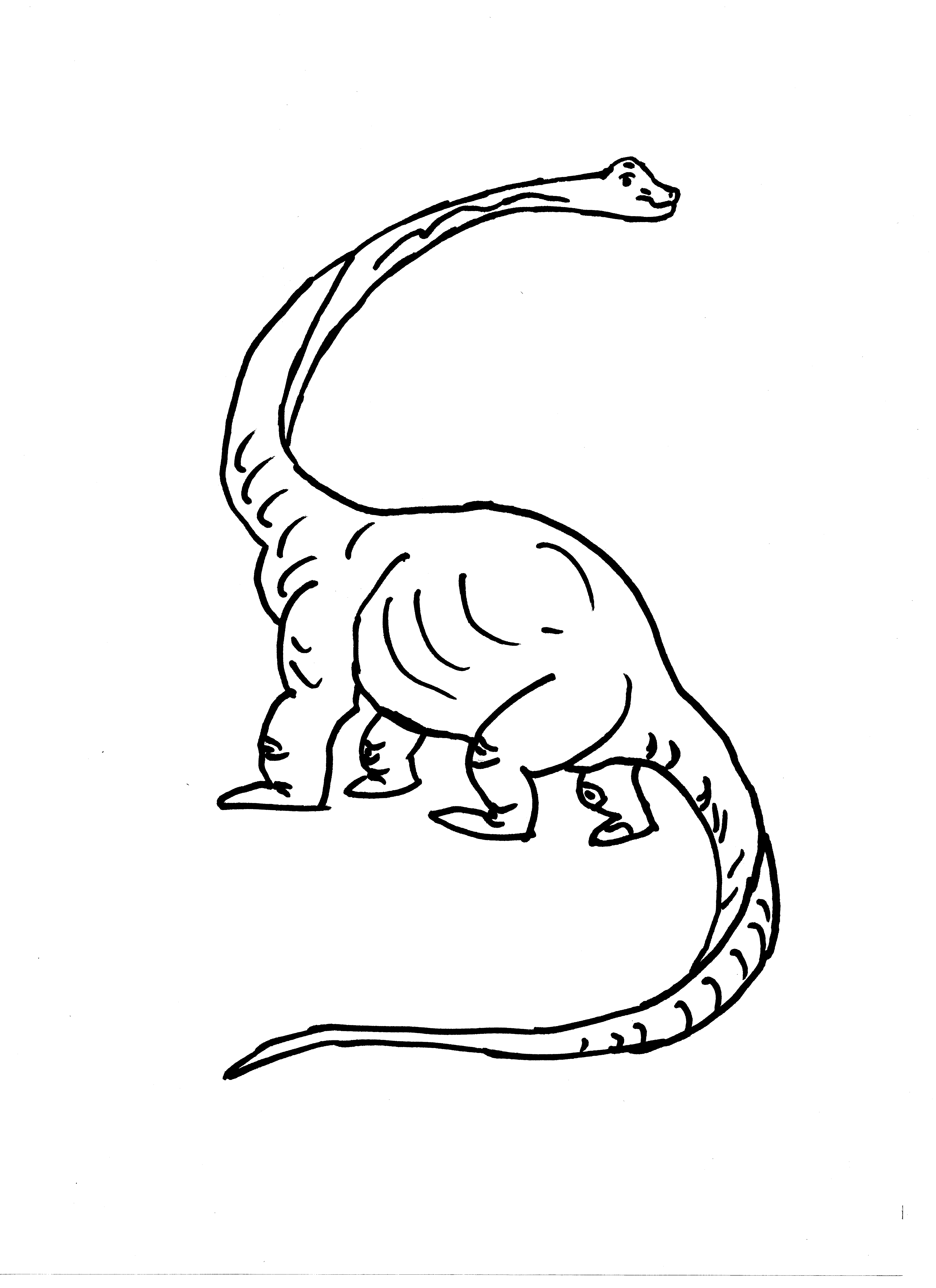 printable diplodocus coloring pages