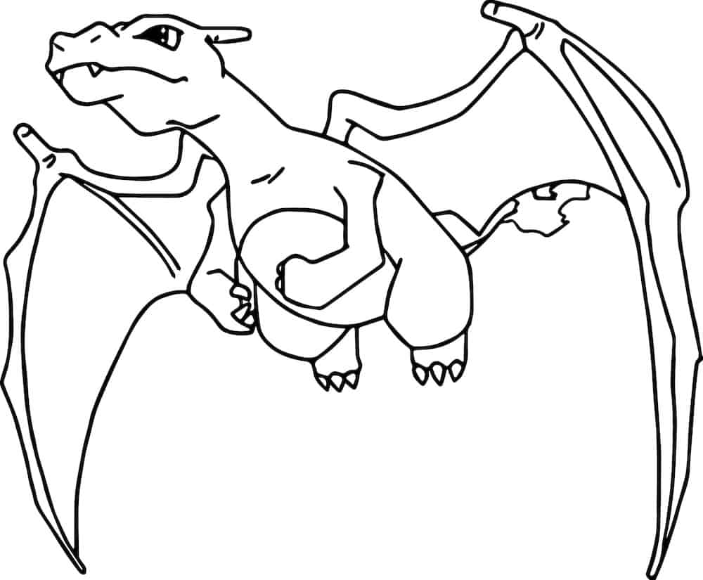 charizard coloring pages