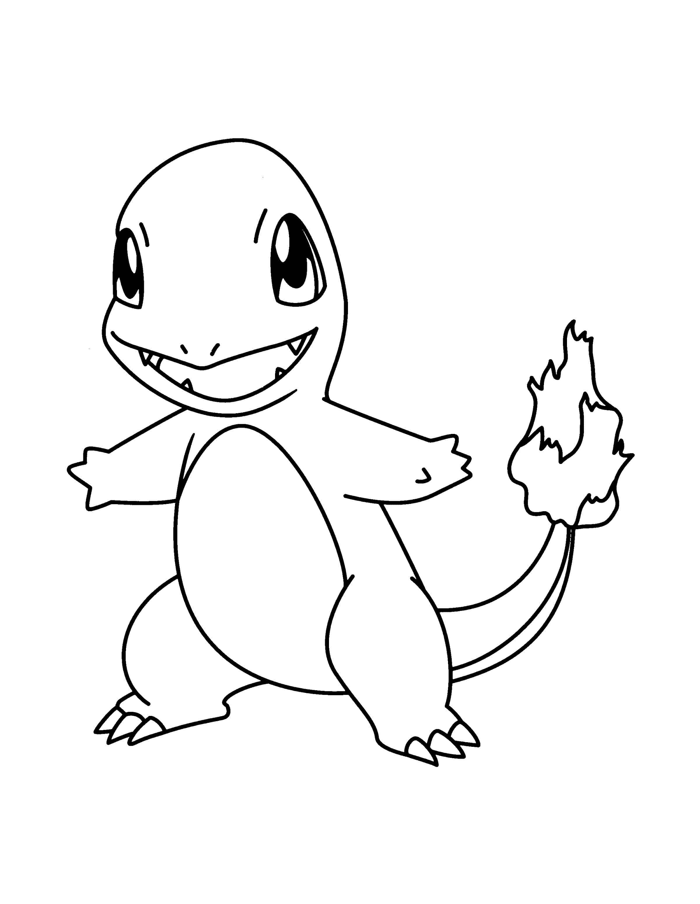 charmander coloring pages