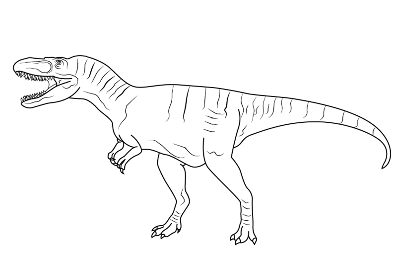 free printable albertosaurus coloring pages