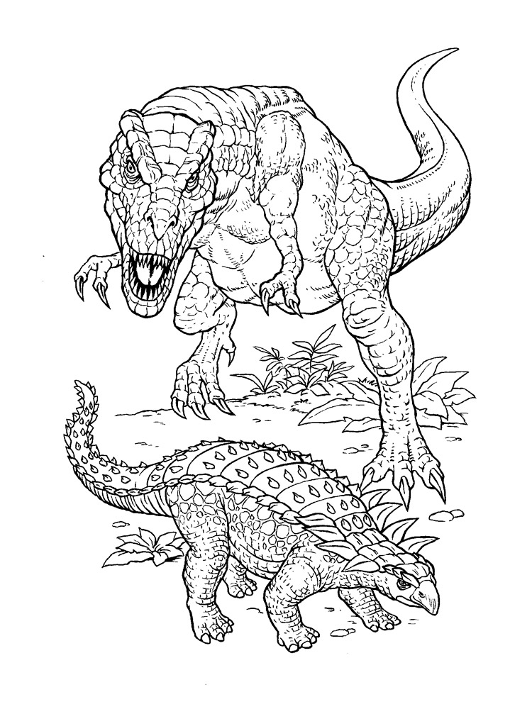 free printable tarbosaurus coloring pages