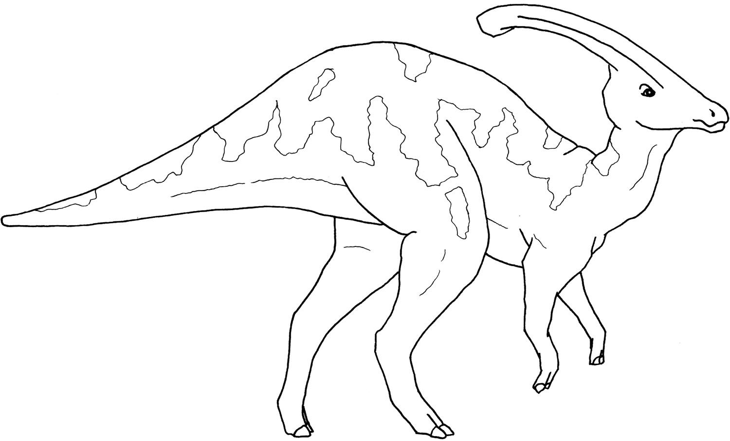 parasaurolophus coloring pages