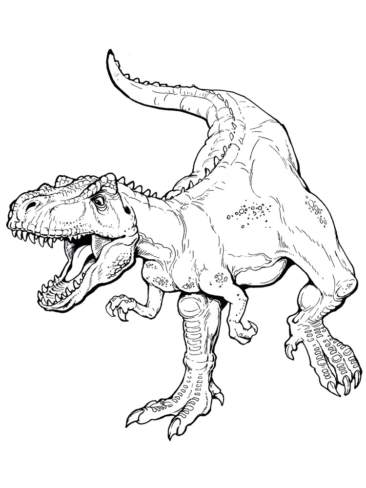 tarbosaurus coloring pages free