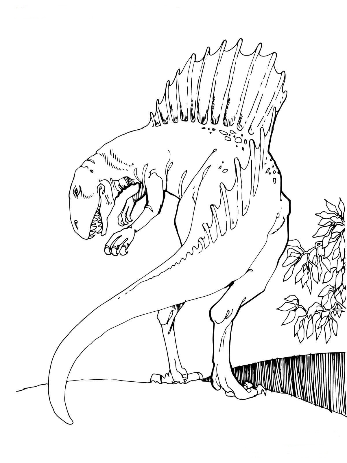 spinosaurus coloring pages