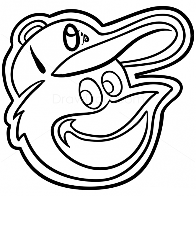 baltimore orioles mascot coloring pages