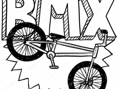 bmx coloring pages