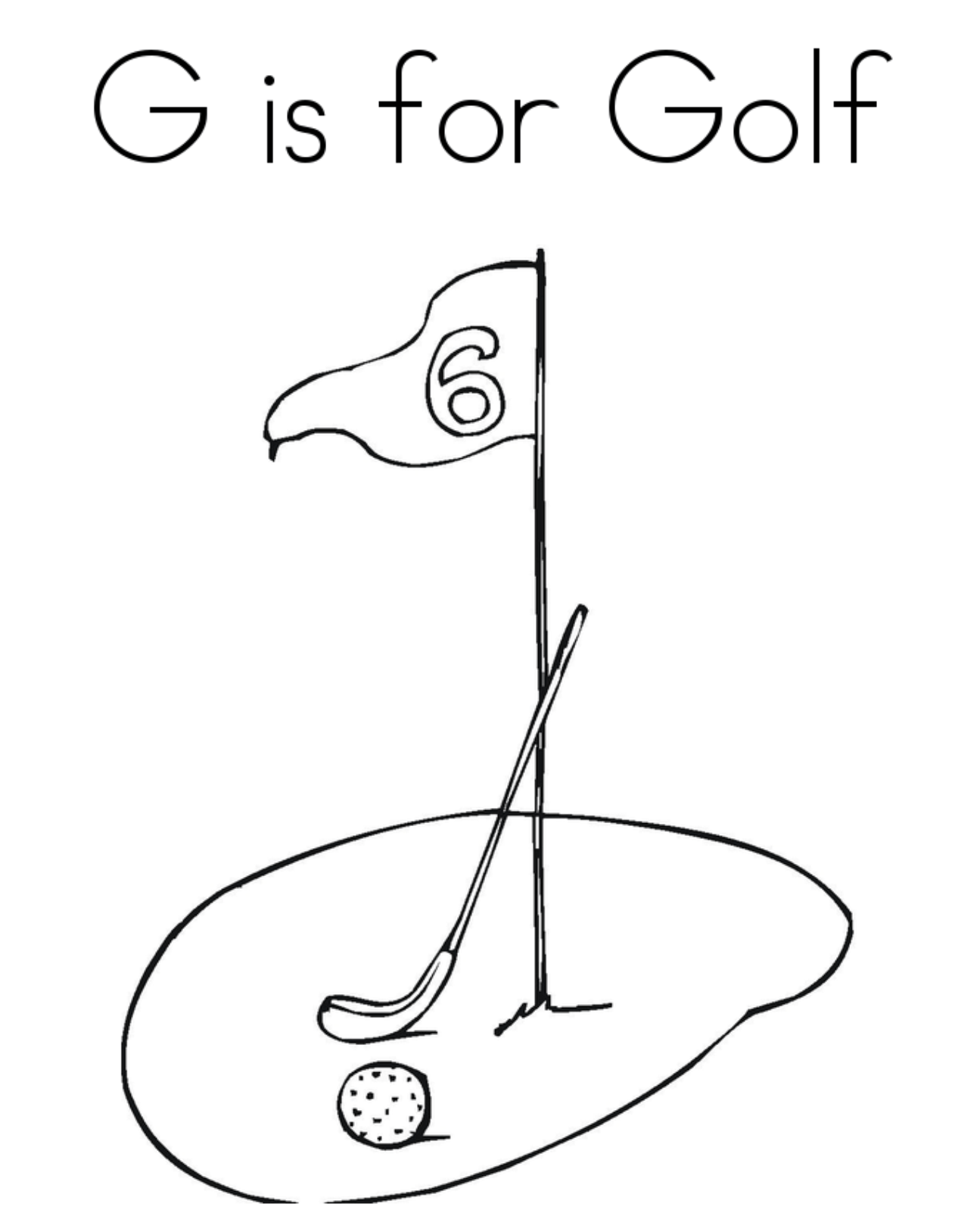 golf coloring pages adults