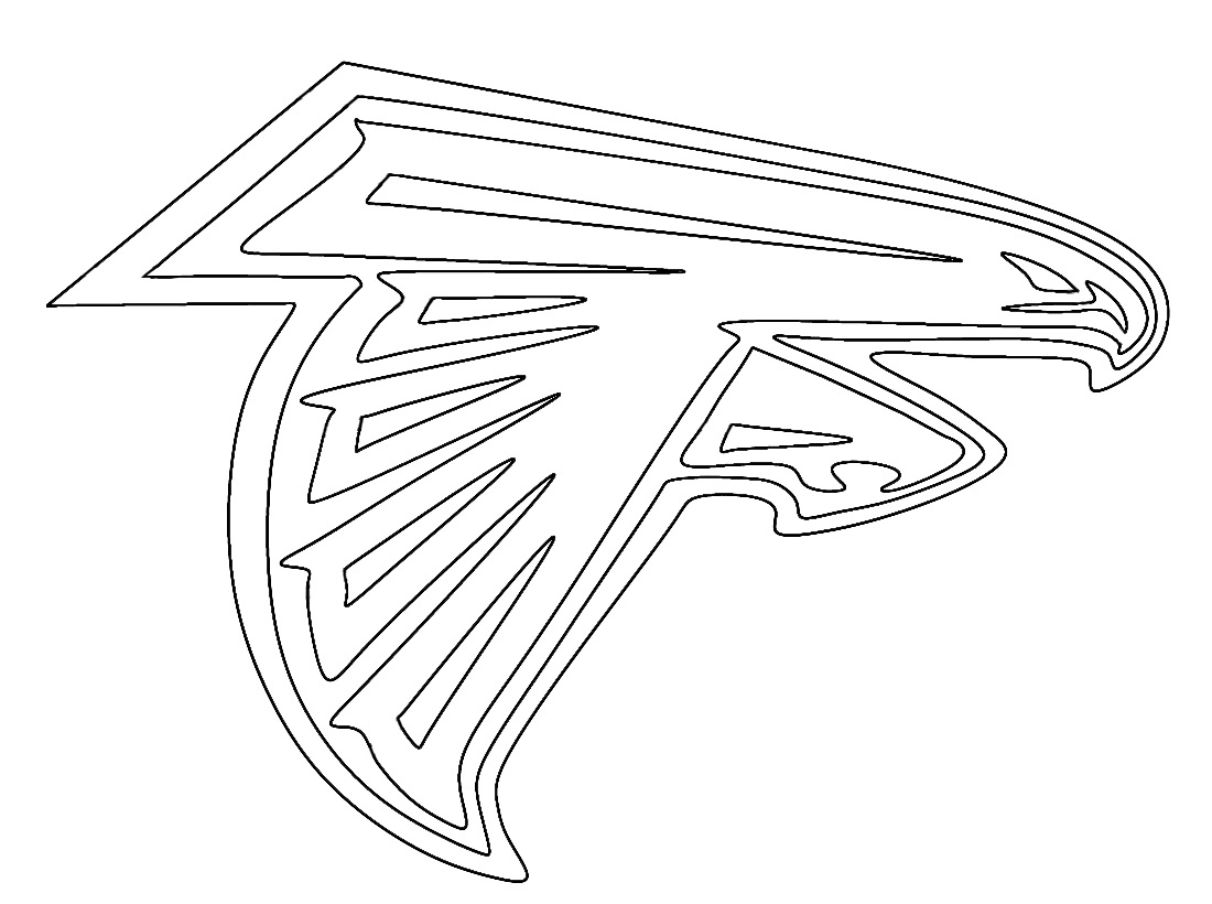 nfl atlanta falcons coloring page