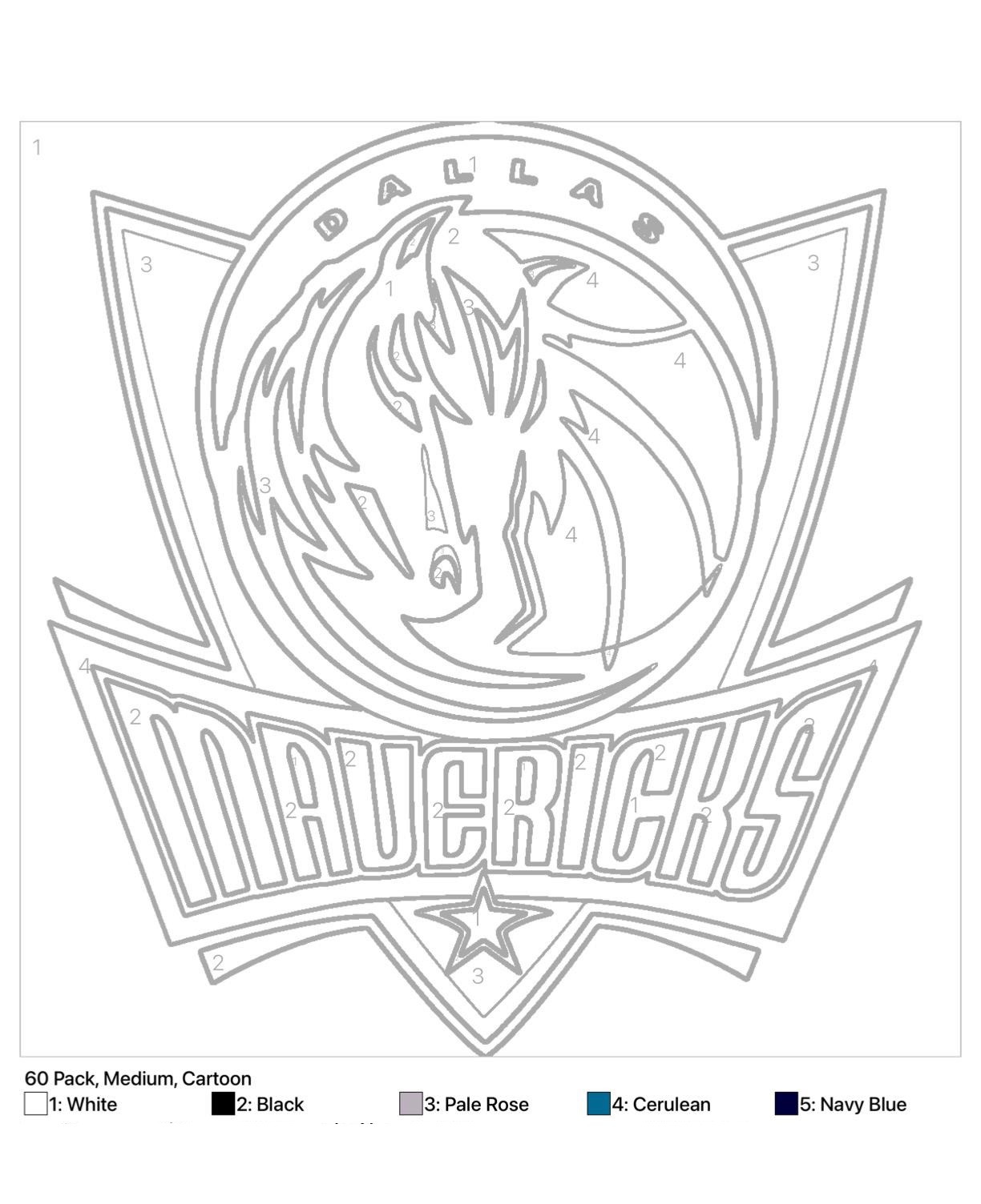 dallas mavericks coloring pages ideas